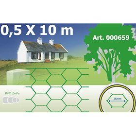 Žogs Hexagonāl 25*1,0MM 0,5*10M PVC